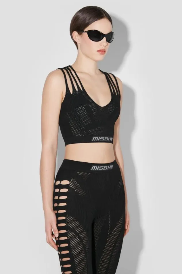 Future Sport Mesh Top Black Women MISBHV Tops