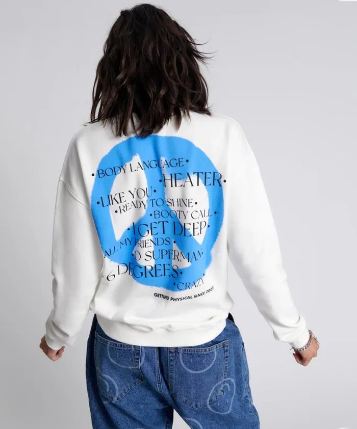 GET PHYSICAL PEACE SWEATER Women One Teaspoon Hoodies And Sweats GET PHYSICAL PEACE SWEATER Women One Teaspoon Hoodies And Sweats