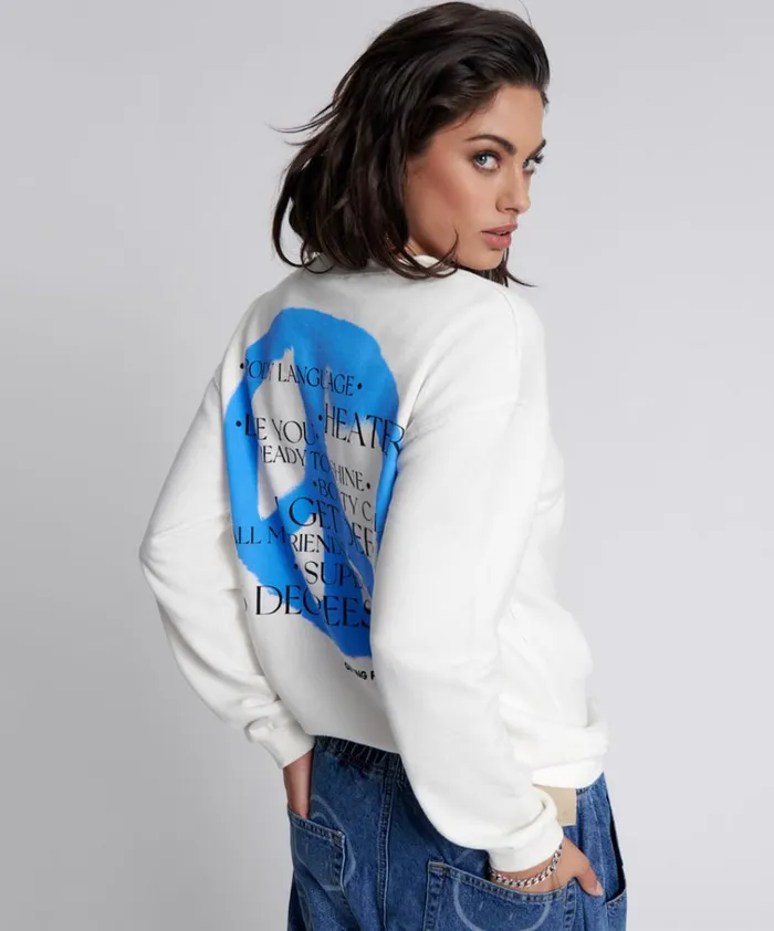 GET PHYSICAL PEACE SWEATER Women One Teaspoon Hoodies And Sweats GET PHYSICAL PEACE SWEATER Women One Teaspoon Hoodies And Sweats