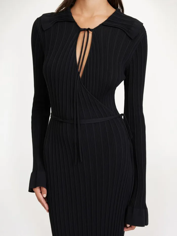 Gianina Maxi Dress Black Women By Malene Birger Knitwear