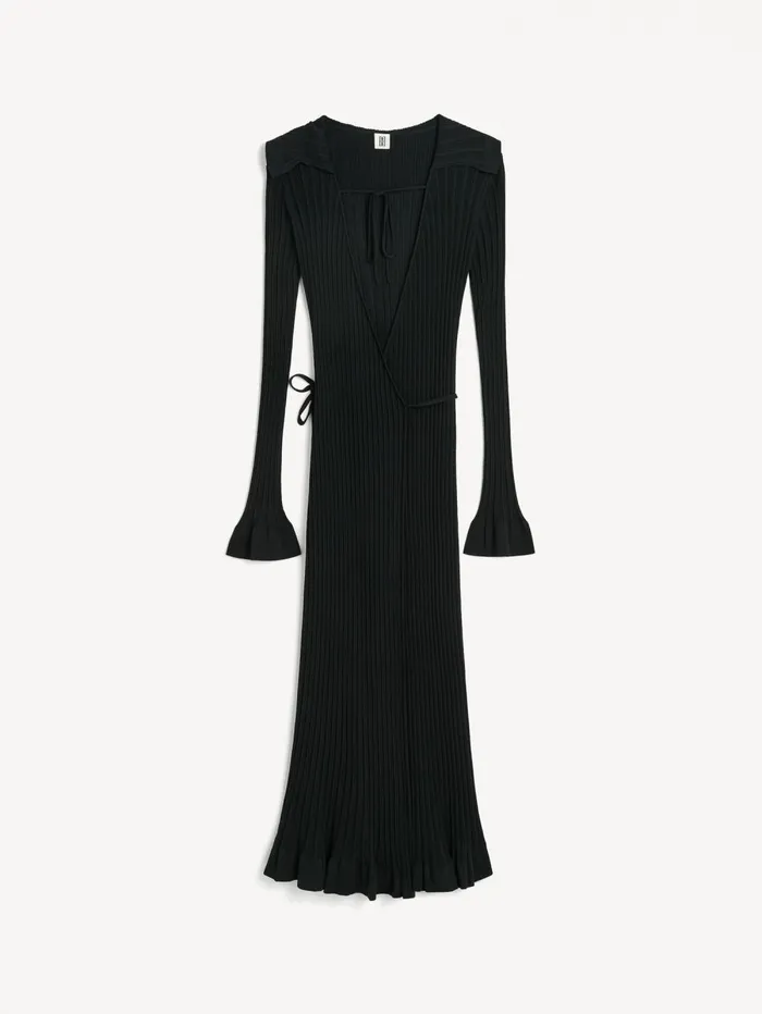 Gianina Maxi Dress Black Women By Malene Birger Knitwear