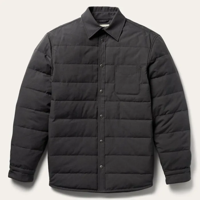 Grey Down Jacket Grey Men Stetson Jackets