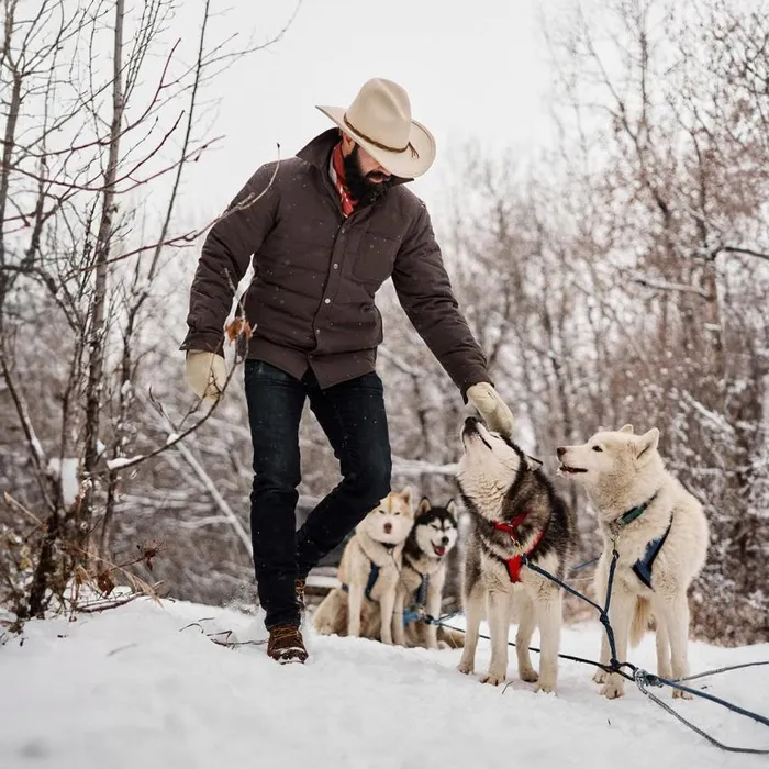 Grey Down Jacket Grey Men Stetson Jackets