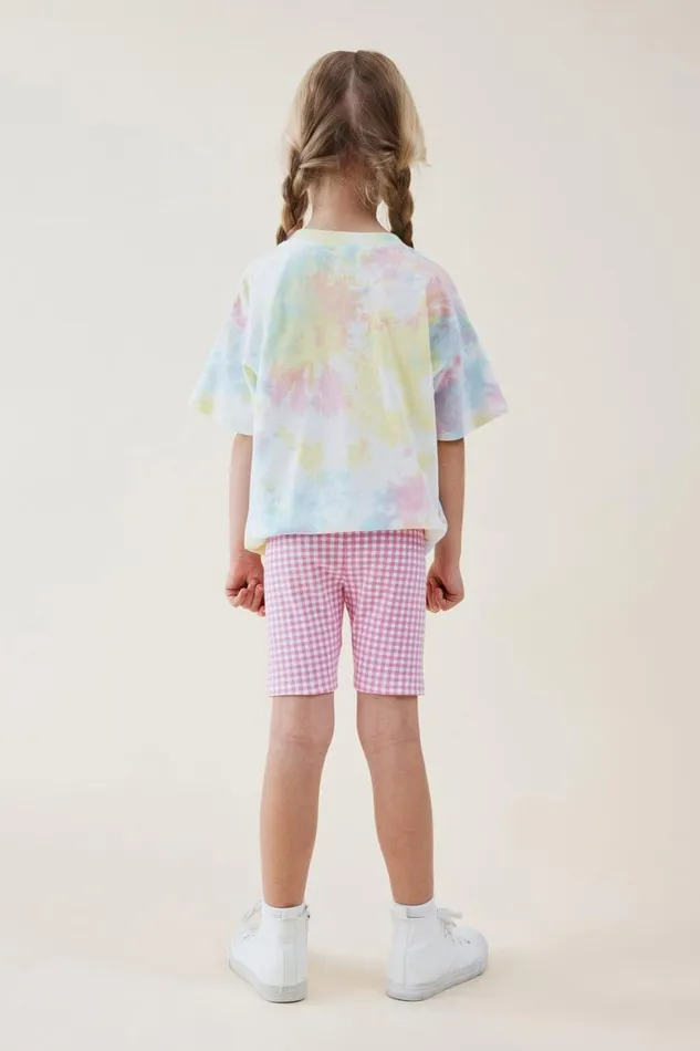 Hailey Bike Short Pink Gerberagingham Girls Cotton On Shorts Skirts and Playsuits Hailey Bike Short Pink Gerberagingham Girls Cotton On Shorts Skirts and Playsuits