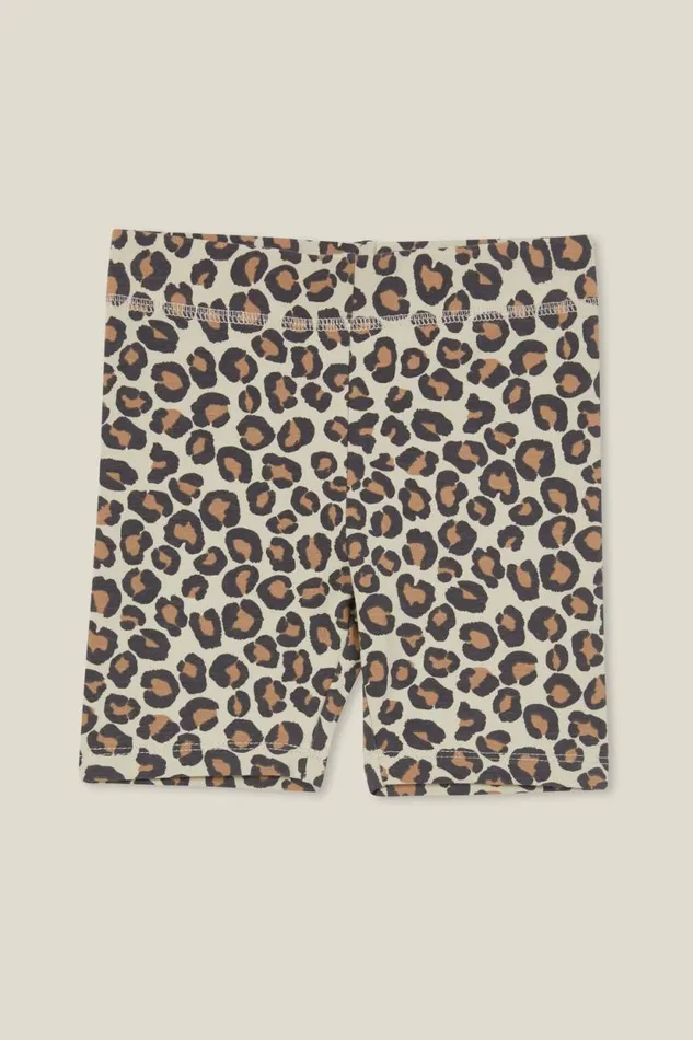 Hailey Bike Short Rainy Dayleo Leopard Girls Cotton On Shorts Skirts and Playsuits