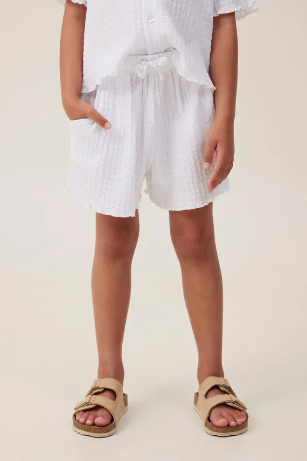 Hallie Short White Girls Cotton On Shorts Skirts and Playsuits