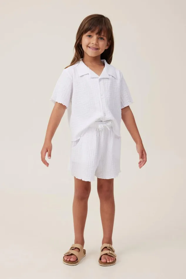 Hallie Short White Girls Cotton On Shorts Skirts and Playsuits