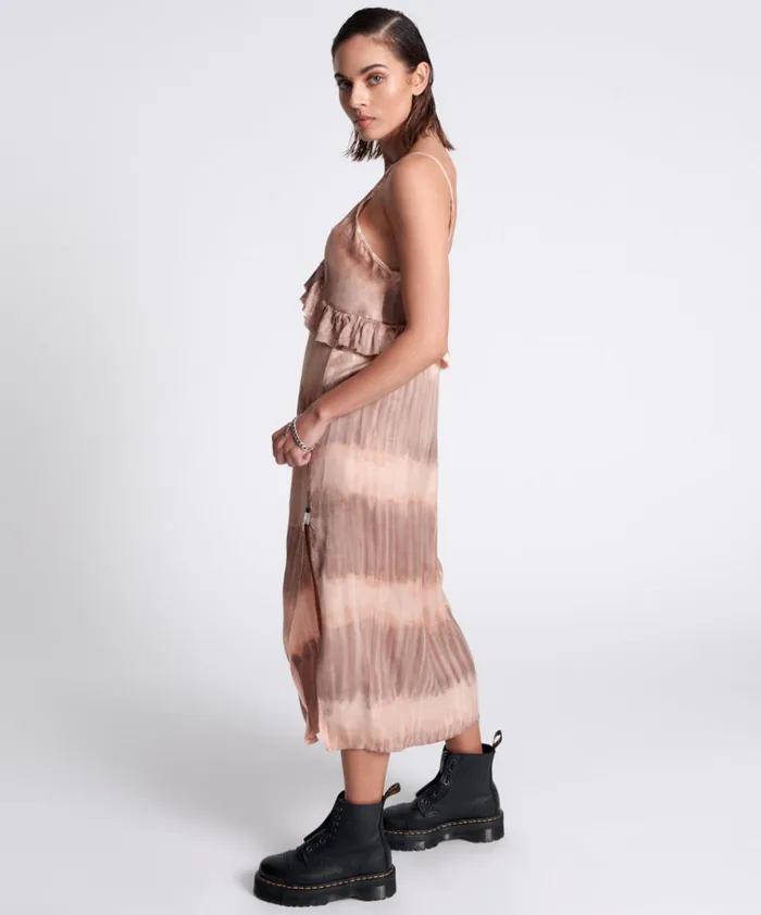 HAND DYED RENDEZVOUS SLIP DRESS Women One Teaspoon Midi and Maxi Dresses HAND DYED RENDEZVOUS SLIP DRESS Women One Teaspoon Midi and Maxi Dresses