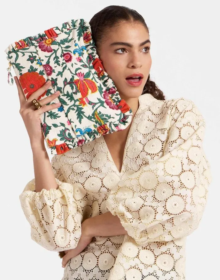 Hand Pochette Dragonflower Mini Multicolor Women La Double J Bags and Pochettes Hand Pochette Dragonflower Mini Multicolor Women La Double J Bags and Pochettes