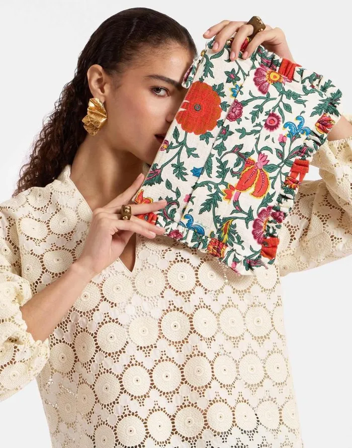 Hand Pochette Dragonflower Mini Multicolor Women La Double J Bags and Pochettes Hand Pochette Dragonflower Mini Multicolor Women La Double J Bags and Pochettes