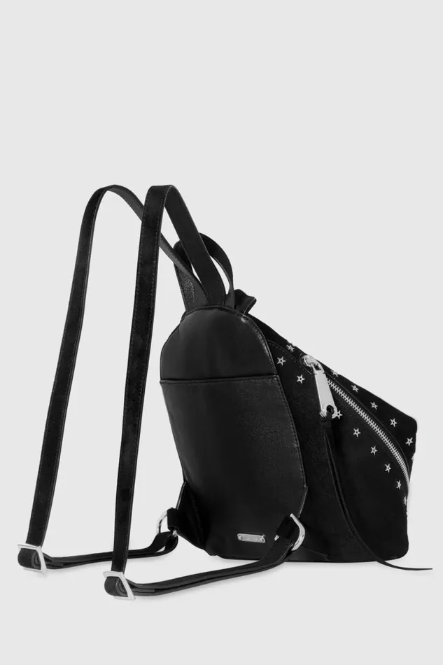 Handbags Backpacks Rebecca Minkoff Julian Zipped Medium Backpack With Studs Black Handbags Backpacks Rebecca Minkoff Julian Zipped Medium Backpack With Studs Black