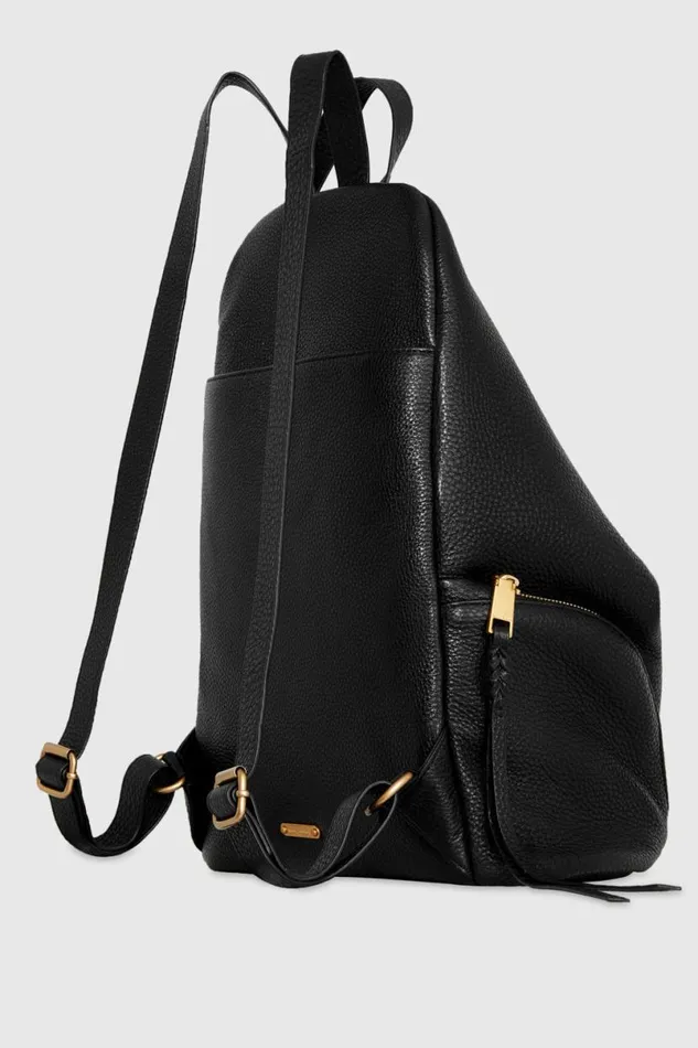 Handbags Backpacks Rebecca Minkoff Jumbo Julian Backpack Blackantique Brass