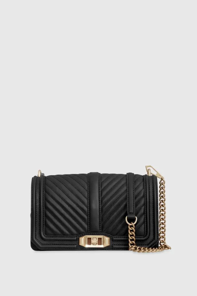 Handbags Crossbody Bags Rebecca Minkoff Chevron Quilted Love Crossbody Blacklight Gold Handbags Crossbody Bags Rebecca Minkoff Chevron Quilted Love Crossbody Blacklight Gold