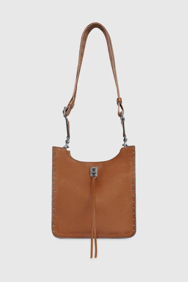 Handbags Crossbody Bags Rebecca Minkoff Darren Medium Feed Rochergunmetal