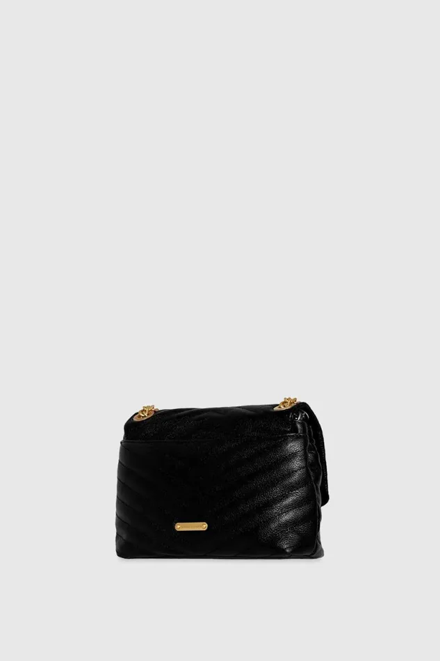 Handbags Crossbody Bags Rebecca Minkoff Edie Crossbody Blackantique Brass