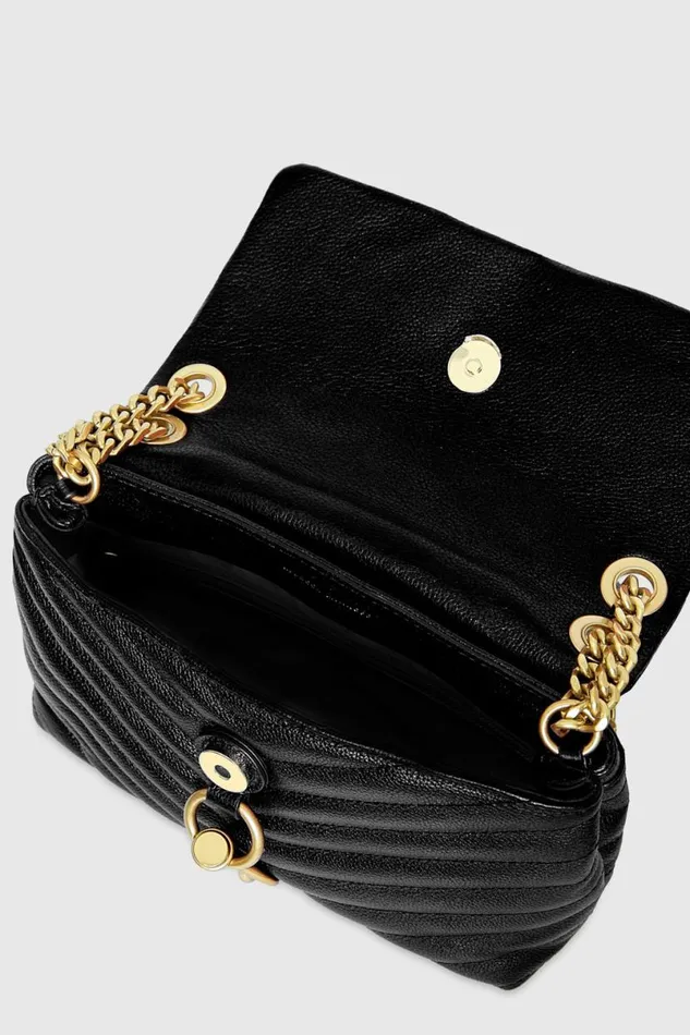 Handbags Crossbody Bags Rebecca Minkoff Edie Crossbody Blackantique Brass