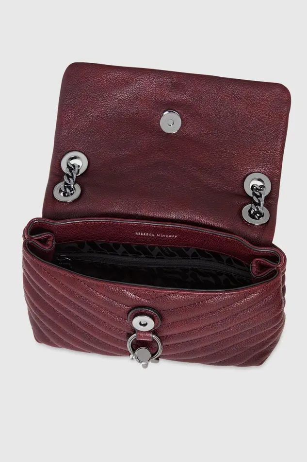 Handbags Crossbody Bags Rebecca Minkoff Edie Crossbody Garnetgunmetal