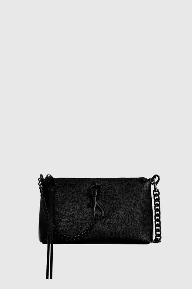 Handbags Crossbody Bags Rebecca Minkoff Megan Crossbody Blackblack Shellac