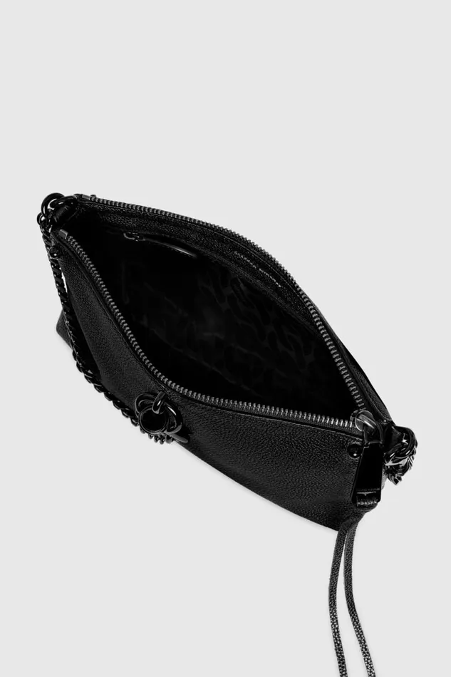 Handbags Crossbody Bags Rebecca Minkoff Megan Crossbody Blackblack Shellac