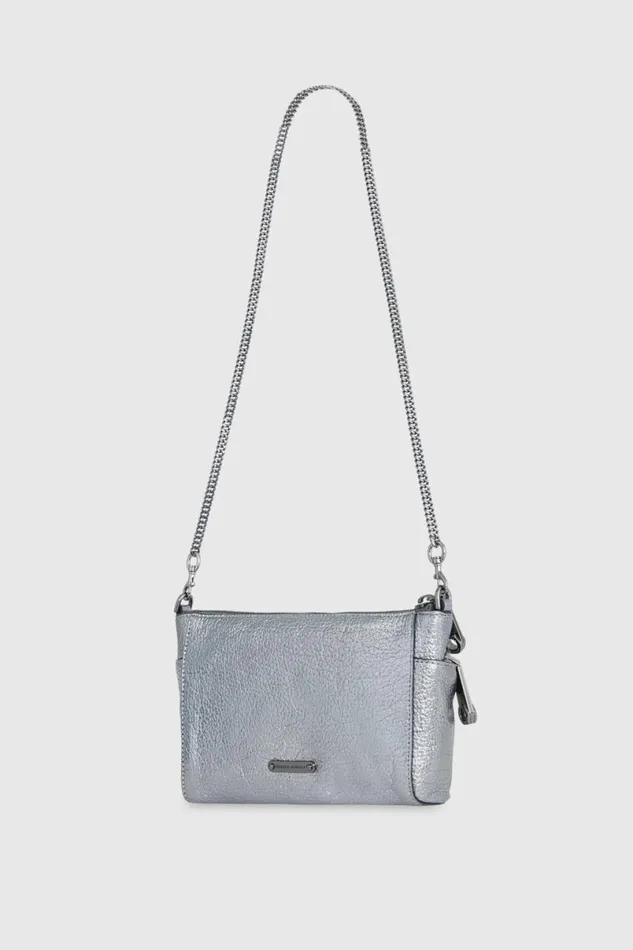 Handbags Crossbody Bags Rebecca Minkoff Mini Julian Crossbody Anthracite