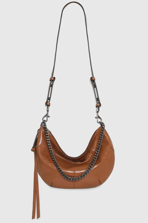 Handbags Crossbody Bags Rebecca Minkoff Zip Around Crossbody Rochergunmetal