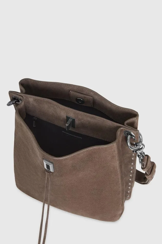 Handbags Shoulder Bags Rebecca Minkoff Darren Shoulder Bag Porcinigunmetal
