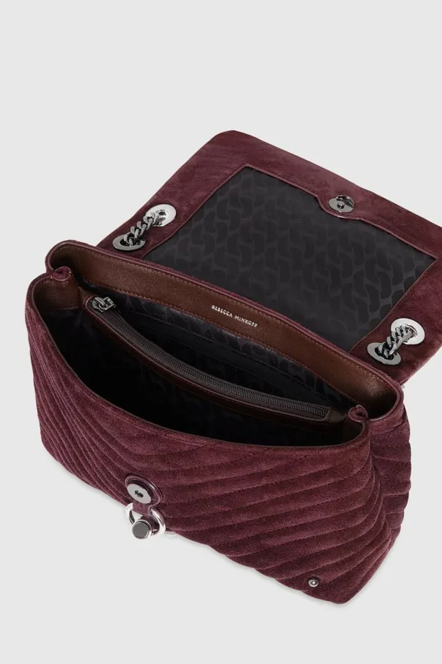 Handbags Shoulder Bags Rebecca Minkoff Edie Flap Shoulder With Celestial Studs Garnet Handbags Shoulder Bags Rebecca Minkoff Edie Flap Shoulder With Celestial Studs Garnet