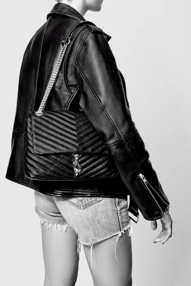 Handbags Shoulder Bags Rebecca Minkoff Edie Flap Shoulder With Celestial Studs Garnet Handbags Shoulder Bags Rebecca Minkoff Edie Flap Shoulder With Celestial Studs Garnet