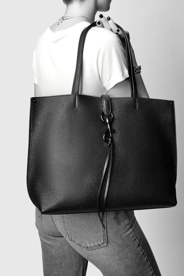 Handbags Tote Bags Rebecca Minkoff Megan Tote Deep Jadegunmetal