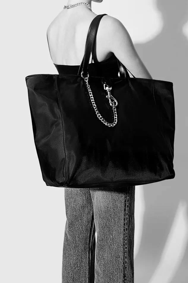 Handbags Tote Bags Rebecca Minkoff Weekender Tote Blackblack Shellac