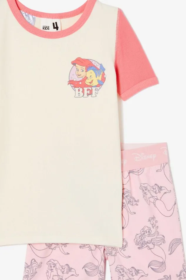 Harlow Super Soft Short Sleeve Pyjama Set License Lcn Dis Dark Vanilla Ariel Bff GirlsBoys Cotton On Sleepwear Harlow Super Soft Short Sleeve Pyjama Set License Lcn Dis Dark Vanilla Ariel Bff GirlsBoys Cotton On Sleepwear