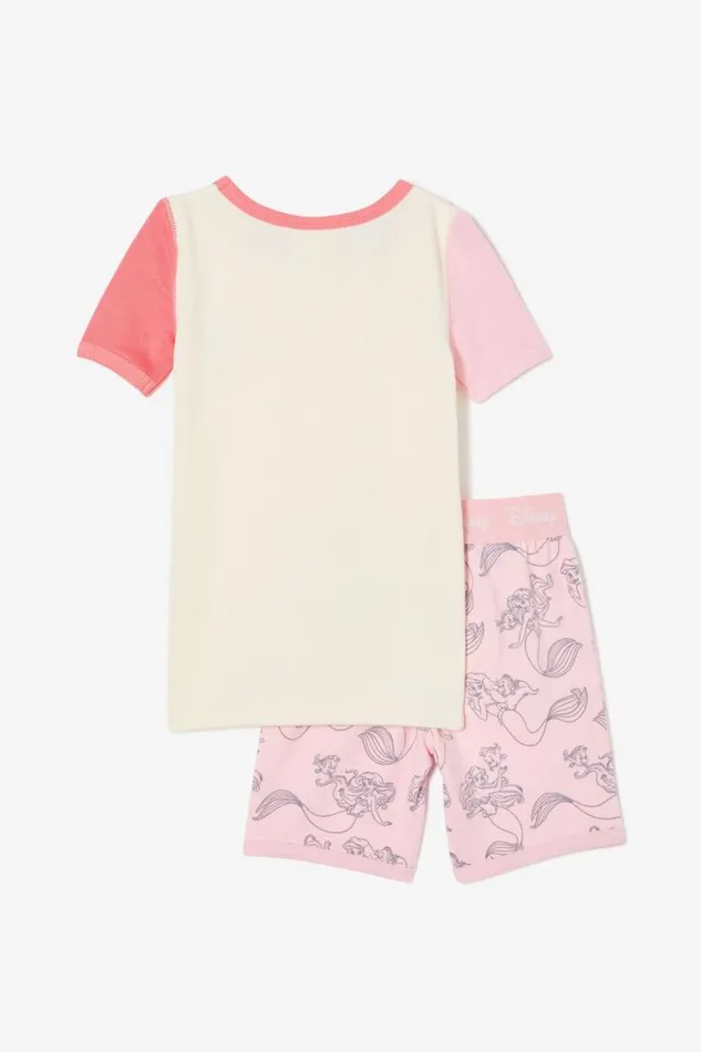 Harlow Super Soft Short Sleeve Pyjama Set License Lcn Dis Dark Vanilla Ariel Bff GirlsBoys Cotton On Sleepwear Harlow Super Soft Short Sleeve Pyjama Set License Lcn Dis Dark Vanilla Ariel Bff GirlsBoys Cotton On Sleepwear