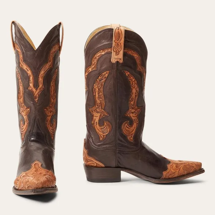 Hartley Boots Brown Women Stetson Western