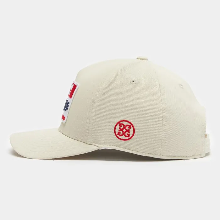 Hats Men GFORE HELLO STRETCH TWILL SNAPBACK HAT Stone Hats Men GFORE HELLO STRETCH TWILL SNAPBACK HAT Stone