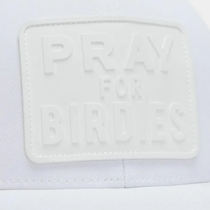Hats MenWomen GFORE MONOCHROME PRAY FOR BIRDIES STRETCH TWILL SNAPBACK HAT Snow Hats MenWomen GFORE MONOCHROME PRAY FOR BIRDIES STRETCH TWILL SNAPBACK HAT Snow