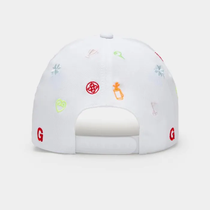 Hats Women GFORE EMBROIDERED ICON STRETCH TWILL SNAPBACK HAT Snow Hats Women GFORE EMBROIDERED ICON STRETCH TWILL SNAPBACK HAT Snow