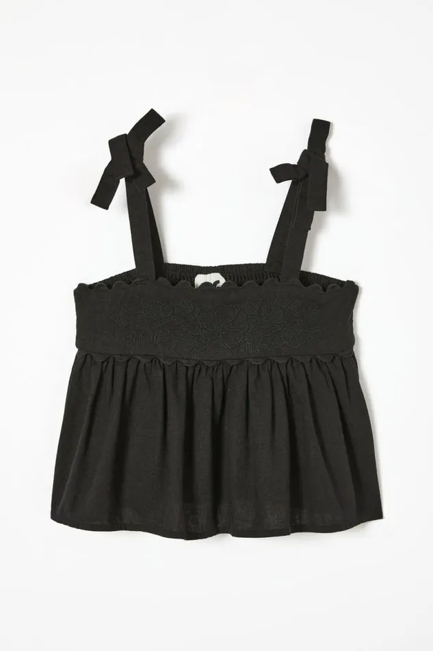 Havana Sleeveless Top Black Girls Cotton On Tops and TShirts