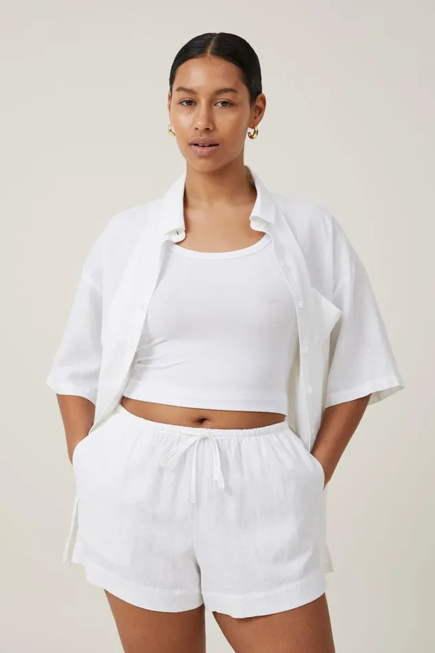 Haven Short White Women Cotton On Shorts
