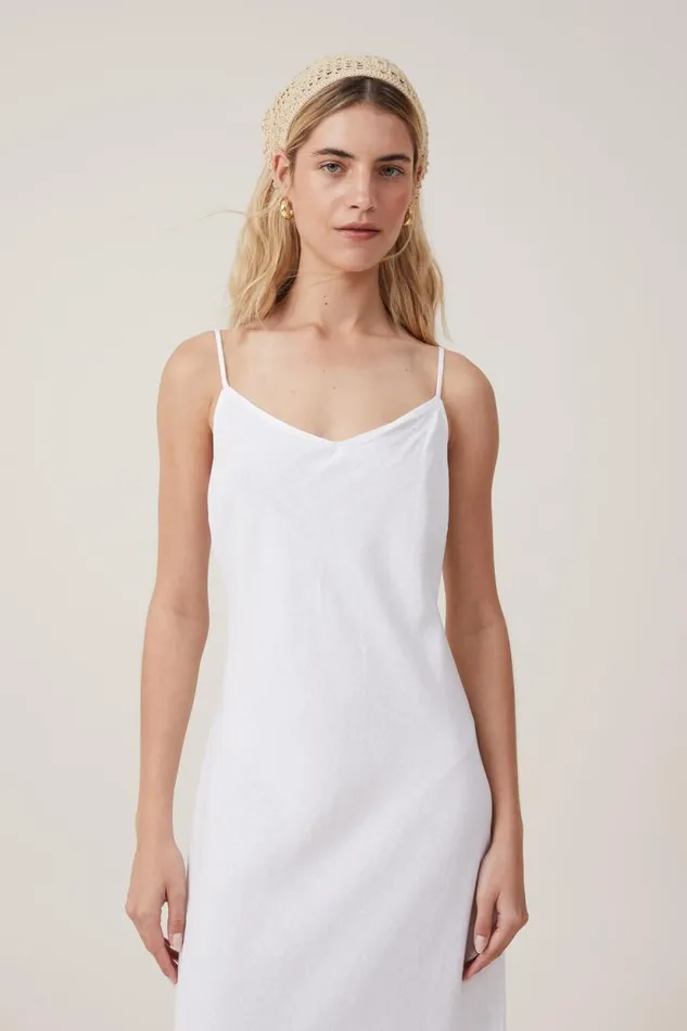 Haven Slip Midi Dress White Women Cotton On Dresses