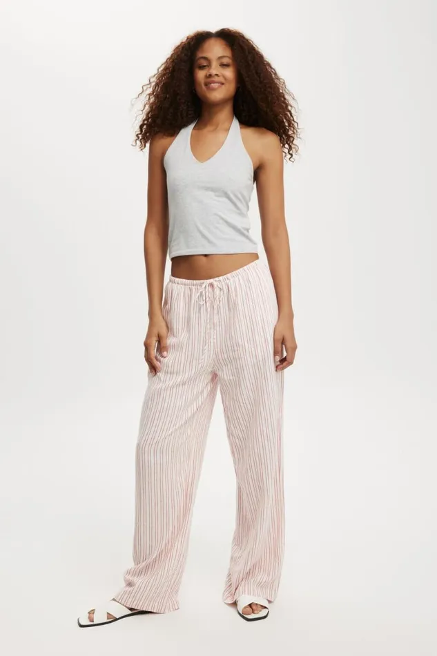 Haven Wide Leg Pant Jacqui Stripe Women Cotton On Pants