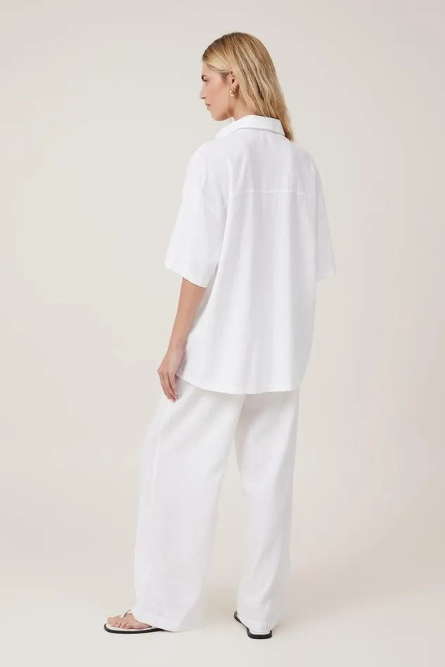 Haven Wide Leg Pant White Women Cotton On Pants