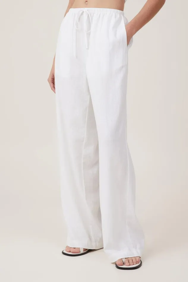 Haven Wide Leg Pant White Women Cotton On Pants