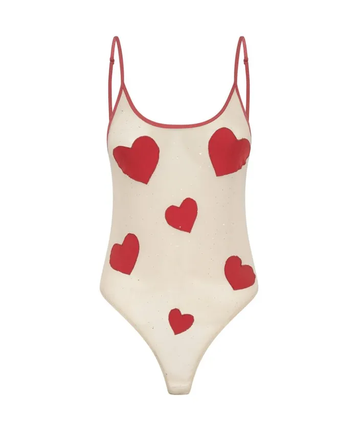 HEARTBREAKER MESH BODYSUIT Women One Teaspoon Intimates HEARTBREAKER MESH BODYSUIT Women One Teaspoon Intimates