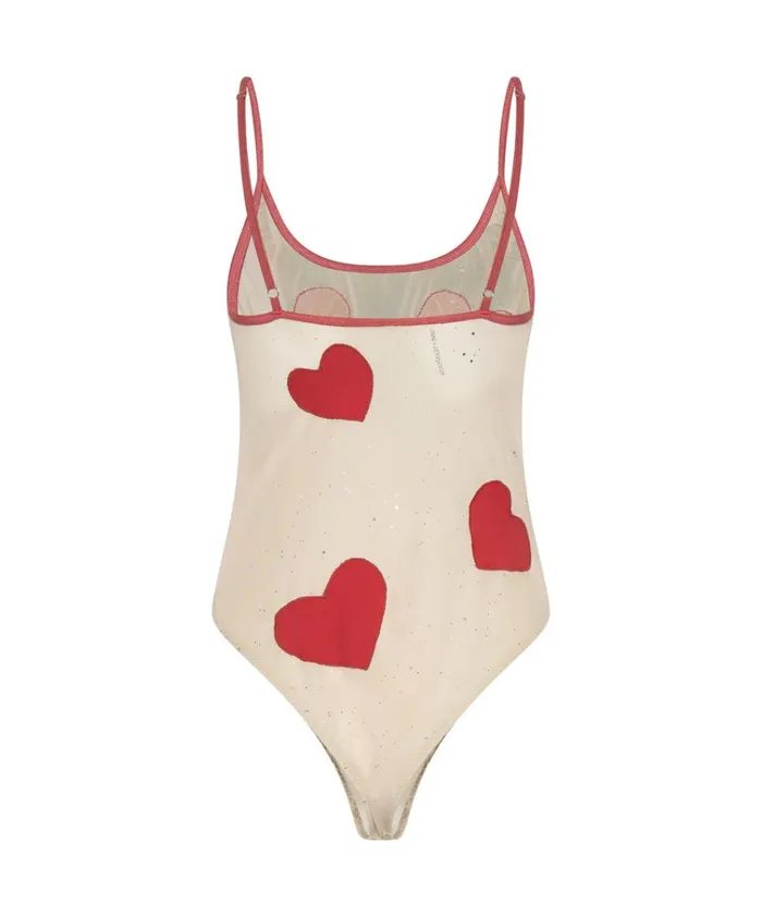 HEARTBREAKER MESH BODYSUIT Women One Teaspoon Intimates HEARTBREAKER MESH BODYSUIT Women One Teaspoon Intimates