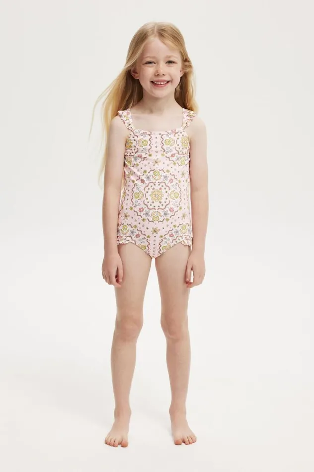 Heather One Piece Blush Pinkmandy Floral Girls Cotton On Swimwear Heather One Piece Blush Pinkmandy Floral Girls Cotton On Swimwear