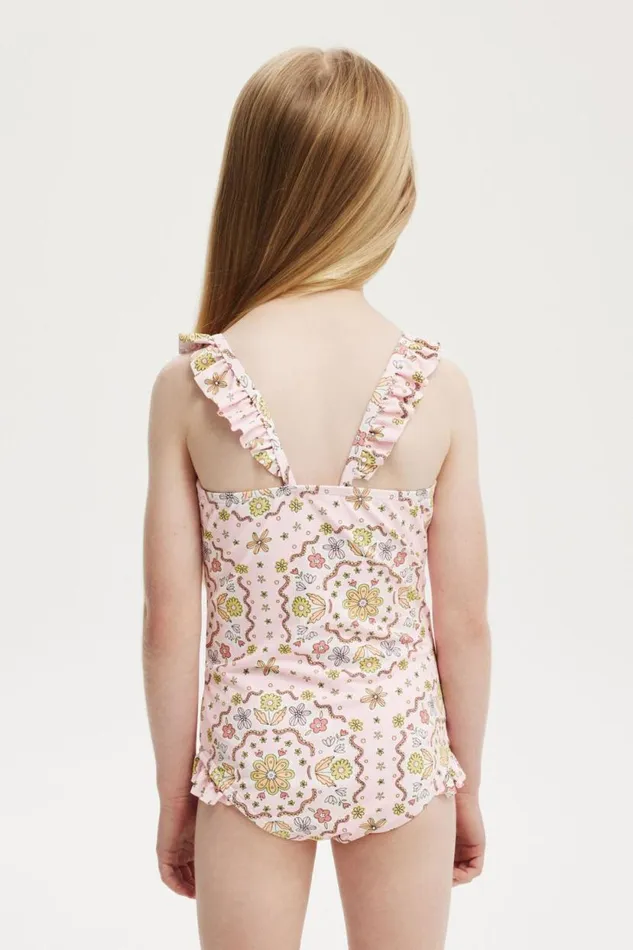 Heather One Piece Blush Pinkmandy Floral Girls Cotton On Swimwear Heather One Piece Blush Pinkmandy Floral Girls Cotton On Swimwear