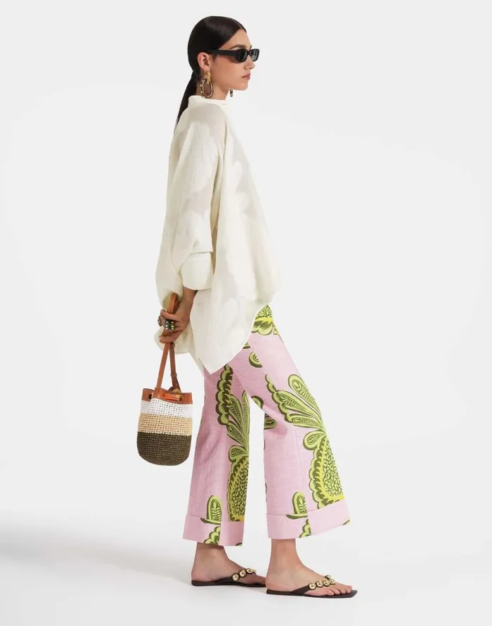 Hendrix Pants Big Pineapple Pink Women La Double J Shorts and Pants