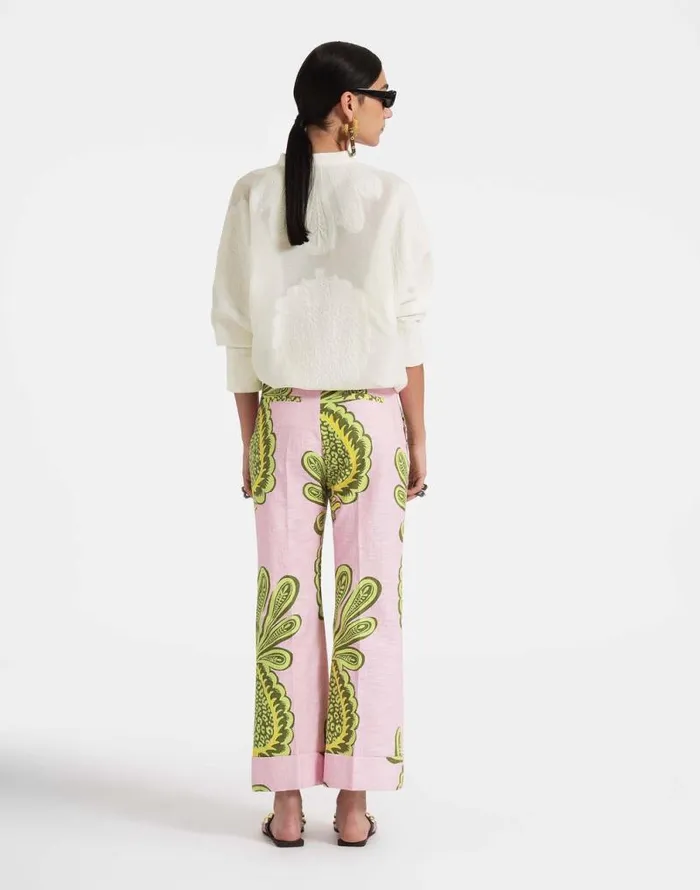 Hendrix Pants Big Pineapple Pink Women La Double J Shorts and Pants Hendrix Pants Big Pineapple Pink Women La Double J Shorts and Pants