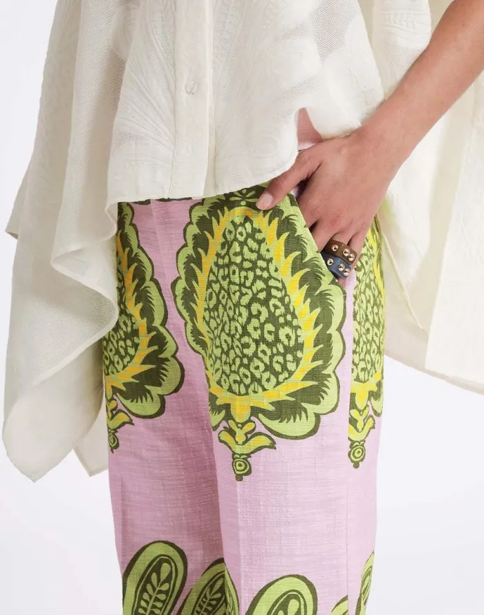 Hendrix Pants Big Pineapple Pink Women La Double J Shorts and Pants Hendrix Pants Big Pineapple Pink Women La Double J Shorts and Pants