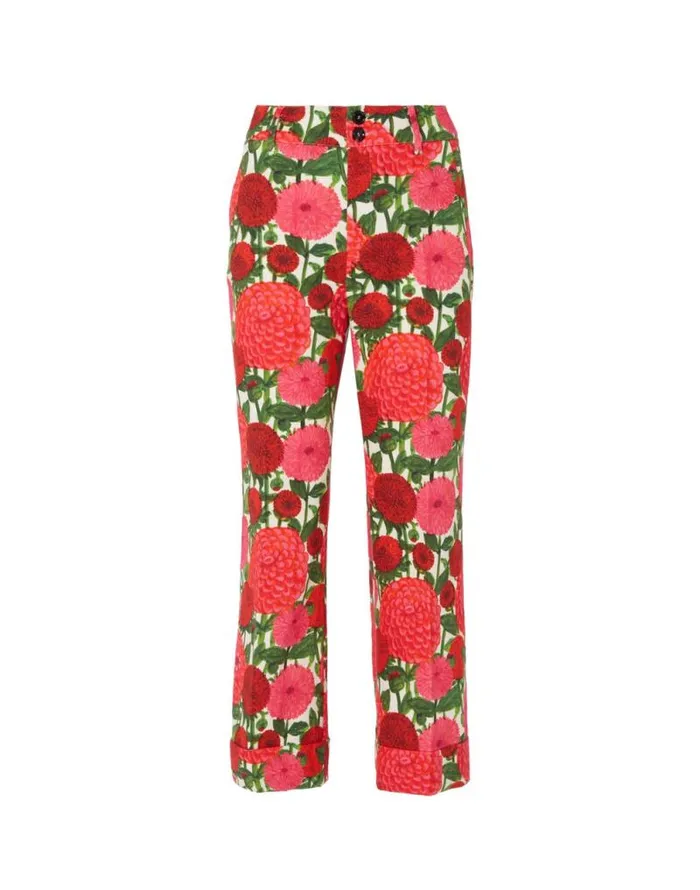 Hendrix Pants Pink Dahlias Women La Double J Shorts and Pants Hendrix Pants Pink Dahlias Women La Double J Shorts and Pants